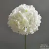 Flores Artificiais Brancas para Decoração de Casamento, Flores de Seda, Ornamentos de Flores Artificiais, Arte Floral Seca, Materiais de Rosa, Arranjo de Flores para Corredor, Arranjo de Parede e Chão