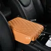 Bolsa de Almacenamiento para Caja de Reposabrazos de Coche, Caja de Pañuelos para Coche, Almohadilla Elevadora de Altura Central para Codo, Multifuncional Tres en Uno Antideslizante