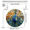 Novo Modelo Transfronteiriço: Borboletas Dançando na Frente de um Pote de Vaga-lumes, Ornamento de Jardim Pendurado em Acrílico 2D, Decoração de Feriado