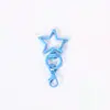 Llavero Estilo Lindo Versión Coreana Hebilla de Estrella Colorida Accesorios de Joyería DIY Venta al por Mayor Fabricante de Llaveros Coloridos Creativos