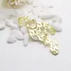 Accesorios de joyería de bricolaje de estilo coreano, ensamblaje de cobre fundido, colgante de hoja de pino, accesorios para el cabello de novia vintage, materiales hechos a mano