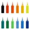 Pintura Acrílica 100ml Botella Grande Set 24 Colores para Jardín de Infancia Estudiantes de Arte Muñeco de Yeso Especial Venta al por Mayor Pintura Acrílica