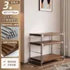 Prateleira de Canto para Armazenamento, Estante de Canto de Chão, Armário Estreito para Armazenamento para Quarto e Cozinha