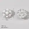 Botones de Diamante Perla Huecos de Pagoda Estilo Mismo de Marca Botones de Diamante Multicolor Multitamaño Gama Alta Estilo Chanel