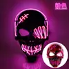 Máscara de Pirata Cicatrizada y Tuerta Más Vendida Transfronteriza con Sangre Horror Luz Fría Máscara de Halloween Set de Máscaras Luminosas LED