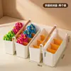Cesta de Almacenamiento BNBS con Múltiples Compartimentos para Tijeras para Manualidades Preescolares, Caja de Almacenamiento Portátil para Clasificar Cúter y Pinceles