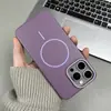 Capa Magnética Ultra-PC Fosca de Toque Suave com Círculos Finos Adequada para iPhone 18 Pro, Apple 14 e 16 Pro Max Novos Modelos