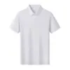 Camisa Polo para Hombre Solapa Ropa de Trabajo Corporativa Verano Gama Alta Negocios Holgada Casual Seda de Hielo Secado Rápido Manga Corta Personalizable