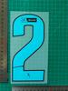 24-25 Super Azul Celeste Português Roupa Infantil Um Estampagem de Número Letra de Camisa Número Mapa de Transferência de Calor Camisa
