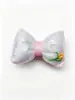 Nuevo Bordado de Flores Pequeñas Relleno de Algodón Lazo Accesorios DIY Lazo Relleno de Algodón Hecho a Mano Accesorios para Ropa Zapatos Pasadores