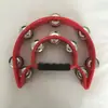 Instrumento de percusión Orff suministros KTV accesorios para instrumentos musicales fila única fila doble anillo de campana de plástico anillo de tambor de flores fabricantes suministro