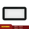 Ventana para medidor eléctrico de PC, cubierta transparente, ventana de instrumento anti-impacto, marco de ventana de instrumento para caja eléctrica, marco de plástico para medidor eléctrico de caja de distribución