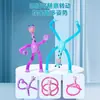 Juguete Girafa Telescópico Luminoso Multifuncional con Ventosa Transfronterizo Juguete Educativo para Niños Aliviador de Estrés Juguete de Dibujos Animados Aliviador de Estrés