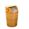 Cubeta de Cedro para Pies Cubeta de Madera para Piernas Hogar Cubeta Alta y Profunda Madera Maciza Madera Masaje Fumigación Cubeta para Baño de Pies Lavabo para Lavar Pies