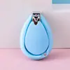 Cortador de Unhas para Bebê, Cortador de Unhas Criativo de Desenho Animado Anti-Beliscar Carne de Bebê, Cortador de Unhas com Concha de Aço Inoxidável para Recém-Nascido