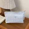 Bolsa de Almacenamiento Simple con Lazo, Bolsa Interior Esencial para Viaje, Bolsa para Retoques de Maquillaje, Bolsa de Almacenamiento de Cosméticos Portátil de Gran Capacidad para Mujeres