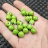 Cuentas de pino color verde oliva imitación, cuentas sueltas de jade imitación, cuentas cilíndricas verde oliva, cuentas espaciadoras y cuentas variadas para hacer joyería DIY