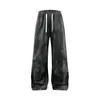 2025 Nuevos Pantalones Rectos para Hombre Distintivo Tie-Dye Estilo Americano High Street Cachorros Pantalones Casuales Atractivos Pantalones de Salpicadura de Tinta Hombres