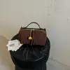 Bolso de hombro de bolos de alta gama para mujer, nuevo bolso cruzado de moda versátil para el otoño con estampado de leopardo en ante