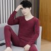 [Duomai] Traje Térmico de Terciopelo Doble Cara para Hombre Cuello Ropa Interior Térmica Forro Polar Engrosado Traje Base Térmico