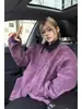 Chaqueta casual de estilo americano tie-dye de moda transfronteriza para hombre, chaqueta corta de cuero de otoño con cuello vuelto, abrigo versátil de workwear de alta calle