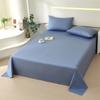 Nueva sábana de algodón de una sola pieza, moderna y sencilla, individual, doble, para dormitorio, de sarga de color liso, de algodón puro, producto individual, venta al por mayor