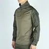Ropa Táctica de Entrenamiento de Secado Rápido para Hombre de Aliexpress, Camisa Camuflada Elegante y Versátil de Manga Larga Ajustada, en Stock para Ventas Transfronterizas