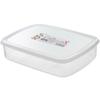 Caja de almacenamiento de cuatro compartimentos estilo japonés caja selladora de alimentos para refrigerador compartimento caja organizadora de carne fresca congelada caja divisoria caja de almacenamiento