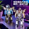 Juguete giratorio Fidget spinner, robot transformable, girador mecánico para dedos, juguete antiestrés para niños, niños y juguete educativo