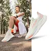 Hongxingerke Jingzhe 2 Zapatillas de Correr para Mujer Zapatos con Amortiguación Zapatilla de Deporte Verano Nuevo Suela Suave Cuerda Elástica Zapatos para Saltar la Cuerda Zapatillas de Correr