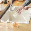 Cepillo para lavar tazas de mango largo plegable especial para tazas de agua de cocina licuadora silicona sin rincones muertos cepillo para huecos cepillo para tazas de vidrio