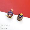 Antigo Fa Shajin Estilo Nacional Iurta Mongólica Leão Despertando Sinal de Segurança Bênção de Oração Longa Vida Pingente DIY Pulseira Pingente