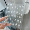 Colección de Pegatinas para Uñas Mariposa: Nuevas Calcomanías Adhesivas para Uñas de Mariposa Blanca Delgadas Flexibles con Relieve de Hada Nuevas de Moda al por Mayor