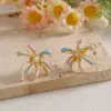 Brincos de Tachinha Fogos de Artifício Gota de Óleo de Dopamina para Mulheres Design Moderno Brinco de Luxo Único de Nicho Acessórios de Brinco Bonitos