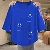 Nuevo top coreano de moda 2026, holgado, adelgazante y versátil, camiseta casual de manga tres cuartos para mujer para primavera y verano