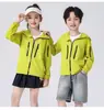 Ropa de Protección Solar para Niños, Ropa Ligera y Transpirable Amigable con la Piel, Ropa de Protección Solar de Seda Helada de Verano con Logo Impreso en Ella Upf50+