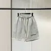 Shorts de Terry Respirável de Verão Fog Essentials Masculino, Estilo Americano, Shorts para Casal, Acima do Joelho, para Uso ao Ar Livre