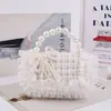 Bolsos Infantiles Niñas 2025 Moda Bolso de Hombro Dibujos Animados Lazo de Perla Bolso Cruzado de Princesa Mini Billetera