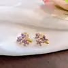 Pendientes Colgantes Redondos Ojo de Tigre Maillard Otoño/Invierno Lujo Ligero Sensación de Alta Gama Colgantes de Pendientes Temperamento Retro Accesorios de Pendientes Versátiles para Mujer