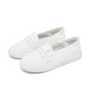 Zapatos Blancos de Piel para Mujer, Nuevo Modelo 2026, Zapatos Planos Casuales Slip-On para Primavera y Otoño para Mujeres Embarazadas