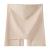 Pantalones cortos de seguridad para mujer, estilo fino de verano, control de abdomen, ropa interior sin costuras, boxers para mujer, dos en uno falda-pantalón