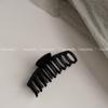 ¡Más cabello! Pinza para el cabello negra esmerilada clásica básica pinza para el cabello de tiburón pinza grande para el cabello accesorios para el cabello horquilla para la parte posterior de la cabeza
