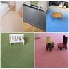 Alfombra de Cobertura Total para Dormitorio y Sala de Estar, Uso Doméstico, Personalizable, Alfombra Rayada Espesada de 10 mm Estilo Lujo Ligero