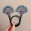 Herramienta Retro de Peinado de Pavo Real para Fijación de Moños en la Parte Posterior de la Cabeza, Pinza Retorcida para el Cabello sin Daños
