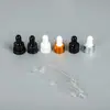 Nova Garrafa Transparente para Óleo Essencial 30ml Portátil de Viagem Frasco de Amostra de Vidro Frasco Conta-gotas Essência Cosméticos Sub-frasco