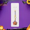 Amazon Halloween Llavero Colgante de Terror Calavera Fantasma Dibujo Animado Calabaza Gato Colgante para Bolsa Lanyard