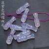 Dongling Natural Jade Seco Azul Branco Jade Duplo Furo Bambu Botão Jade Botão Chinês Retro Cheongsam Tang Vestido