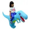 2024 Transfronterizo Amazon Caliente Carnaval Niños Montar Cabeza Grande Dinosaurio Inflable Ropa Muñeco Ropa Disfraz de Performance