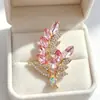 Broche, Corsage de Folha, Roupa, Alfinete Retrô Cravejado com Diamantes, Acessórios de Cristal Completamente Cravejados com Diamantes Exquisitos, Insígnia de Camélia para Vestido