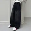 Jeans con Gradiente de Pedrería para Niñas 2026 Otoño Nuevo Estilo Elásticos de Pierna Ancha Sueltos Casuales Ropa Infantil